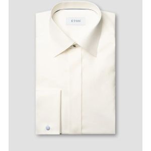 Eton - Contemporary Fit Overhemd - Wit - Effen - French Cuff