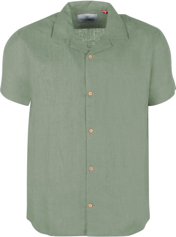 Kronstadt - Po28581 - Loose Shirt - Hedge Green