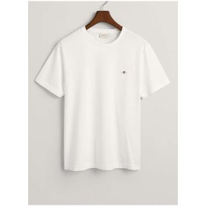 GANT Regular Fit T-Shirt wit, Effen