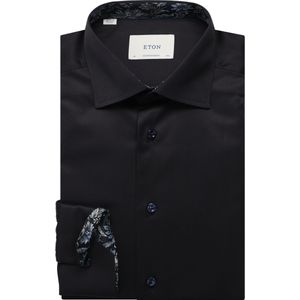 ETON Overhemd blauw, Effen