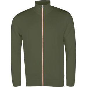 Kronstadt Cardigan groen, Effen