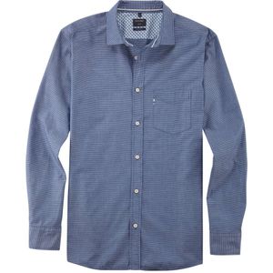 OLYMP Casual Overhemd marine, Faux-uni