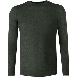Marvelis Casual Trui ronde hals groen, Effen