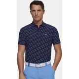Meyer Polo shirt Korte mouw donkerblauw