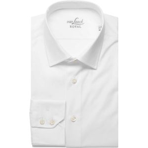van Laack Tailor Fit Overhemd wit, Effen