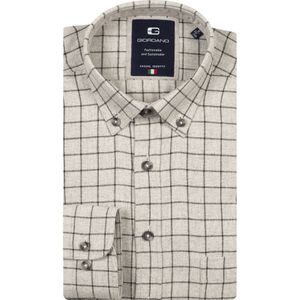 Giordano Casual hemd lange mouw Grijs Brando long sleeve button dow 527302/91