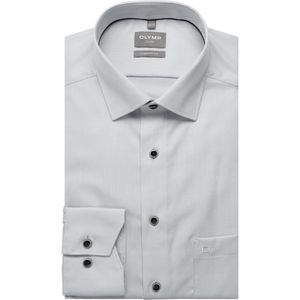 OLYMP Luxor Overhemd zilvergrijs, Faux-uni