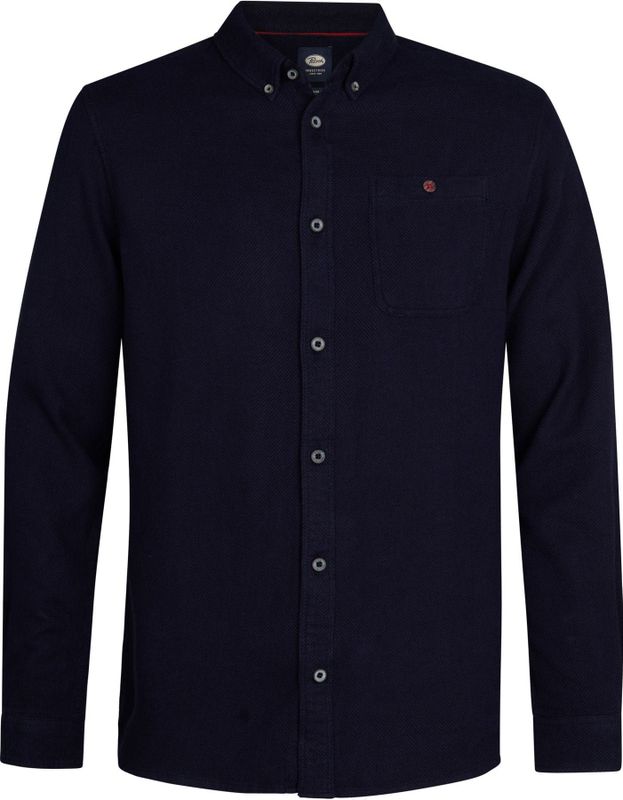 Petrol Industries Overhemd marine, Effen