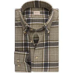 Stenströms Flanellen Overhemd groen, Ruit