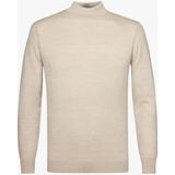 Profuomo - Slim Fit - Gebreide Trui - Beige - 100% Wol