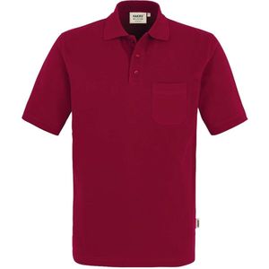 HAKRO 802 Polo shirt Korte mouw wijnrood