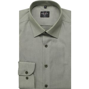 Marvelis Overhemd groen, Effen