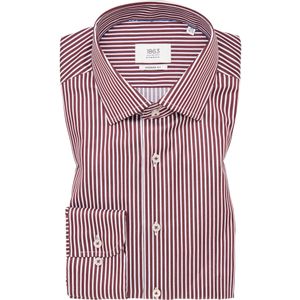 ETERNA 1863 Overhemd rood, Gestreept