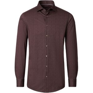 Venti Overhemd bruin, Bedrukt