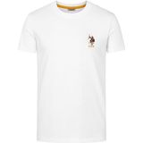 U.S. Polo Assn. T-Shirt ronde hals wit, Bedrukt