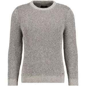 RAGMAN Gebreide trui ronde halsgrijs, Melange
