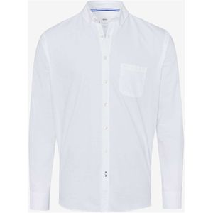 Brax Modern Fit Overhemd wit, Gestructureerd