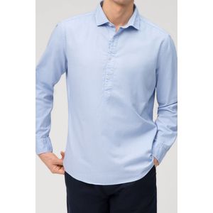 OLYMP x Boris Herrmann Overhemd blauw, Effen