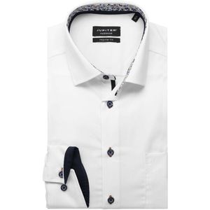 Jupiter Overhemd wit, Effen