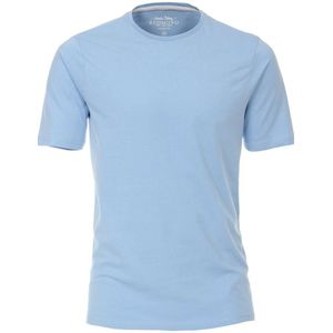 Redmond Regular Fit T-Shirt ronde hals lichtblauw, Effen