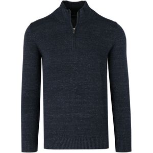 Marvelis Casual Trui ritssluiting marine, Effen