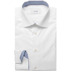 ETON Overhemd wit, Effen