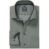 OLYMP Luxor Overhemd grijs-groen, Faux-uni