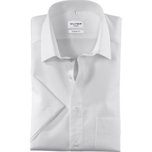 OLYMP Tendenz Modern Fit Overhemd Korte mouw wit