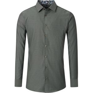 Venti Overhemd groen, Faux-uni