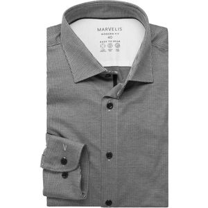 Marvelis Performance Jersey shirt zwart/wit, Faux-uni