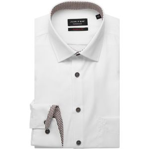 Jupiter Overhemd wit, Effen