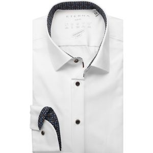 ETERNA Performance Overhemd wit, Effen