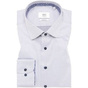 ETERNA 1863 Overhemd staalgrijs, Effen