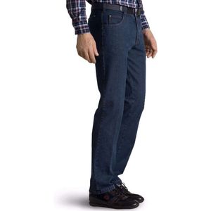 Meyer Regular Fit Jeans blauw, Effen