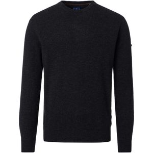 Redmond Casual Trui ronde hals antraciet, Effen