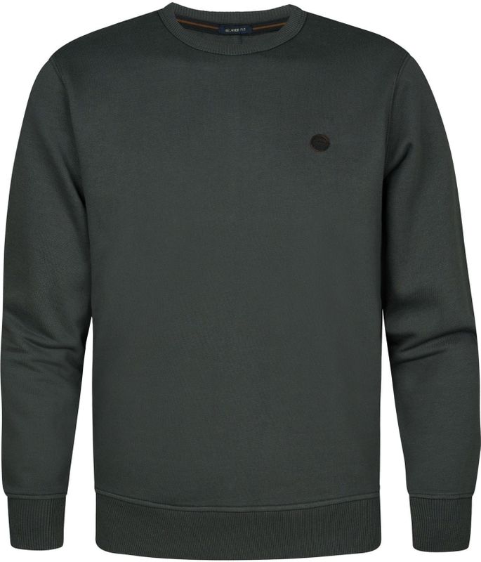 Petrol Industries Sweatshirt ronde halsantraciet, Effen