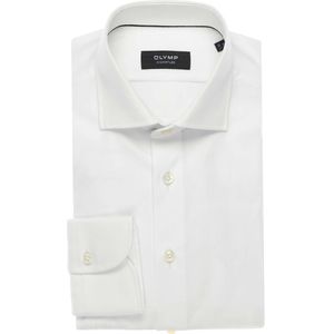 OLYMP SIGNATURE Tailored Fit Overhemd wit, Effen