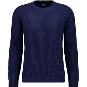 RAGMAN Gebreide trui ronde halsmarine, Effen