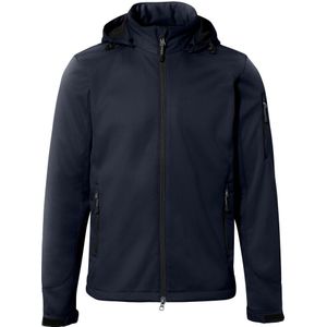 HAKRO 848 Softshell jas nachtblauw, Effen