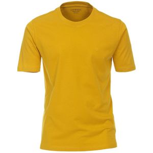 Casa Moda T-Shirt ronde hals geel, Effen