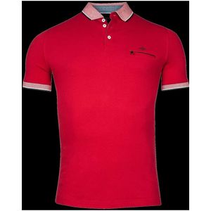 Baileys Regular Fit Polo shirt Korte mouw rood