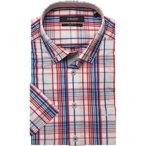 Leonardo by Jupiter Overhemd Korte mouw rood