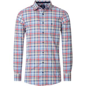Redmond Casual Overhemd rood, Ruit