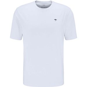 Fynch-Hatton Casual Fit T-Shirt ronde hals wit, Effen