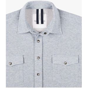 Profuomo Overshirt blauw, Effen