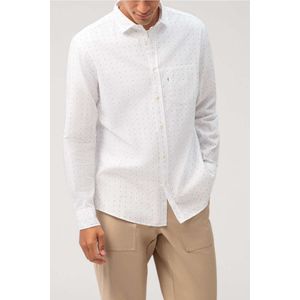 OLYMP Casual Regular Fit Overhemd wit, Motief