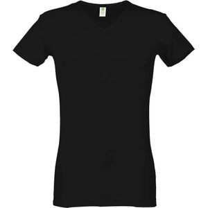 Alan Red Baltimora T-Shirt zwart, Effen