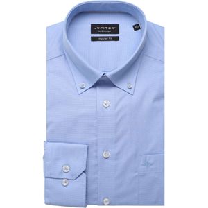 Jupiter Regular Fit Overhemd blauw, Effen
