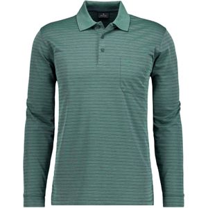 RAGMAN - Poloshirt - Mosgroen - Katoenmix - Korte Mouwen - Regular Fit