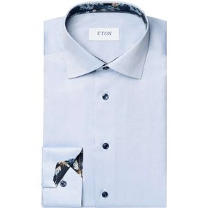 ETON Slim Fit Overhemd lichtblauw, Effen